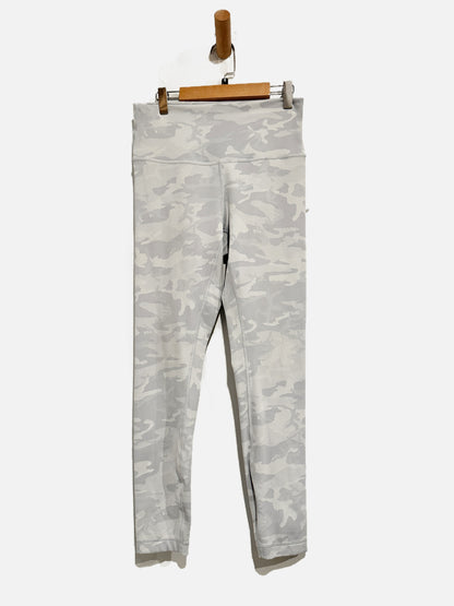 Lululemon Wunder Under High-Rise Tight 25" *Luxtreme in Incognito Camo Jacquard Alpine White Starlight - 8