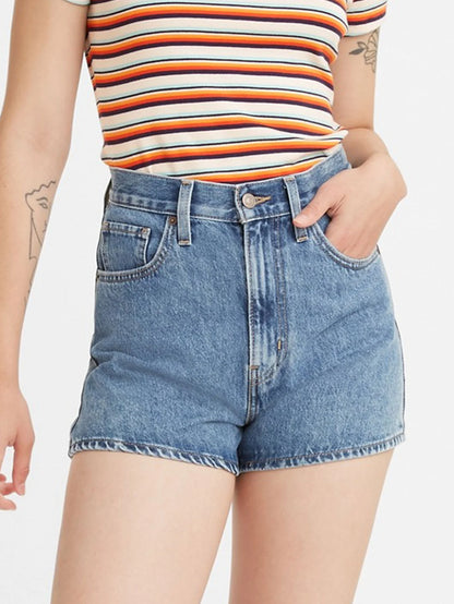 Levi’s High Waisted Mom Shorts - 25