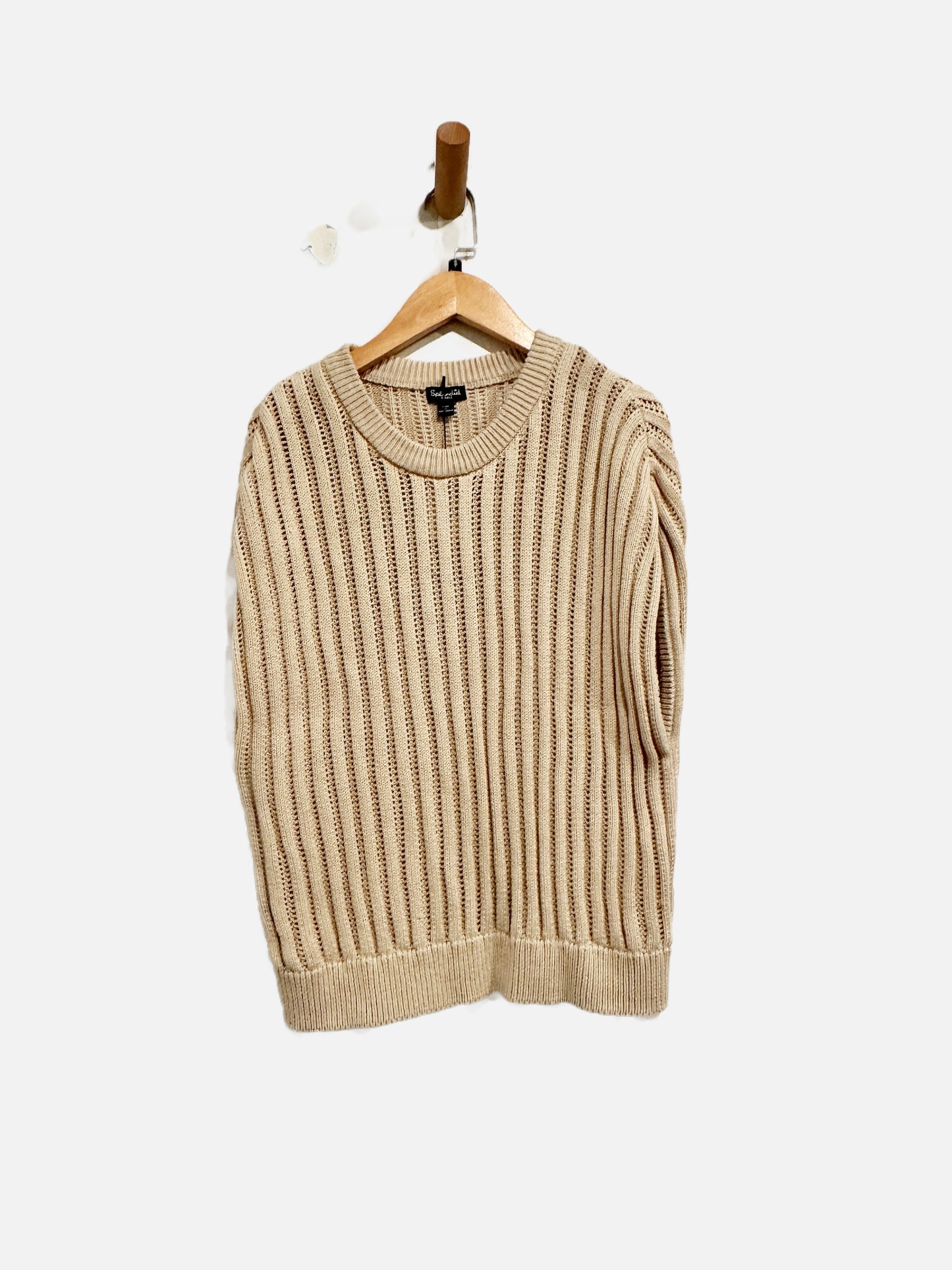 Splendid Cream Cable Knit Tank - Small