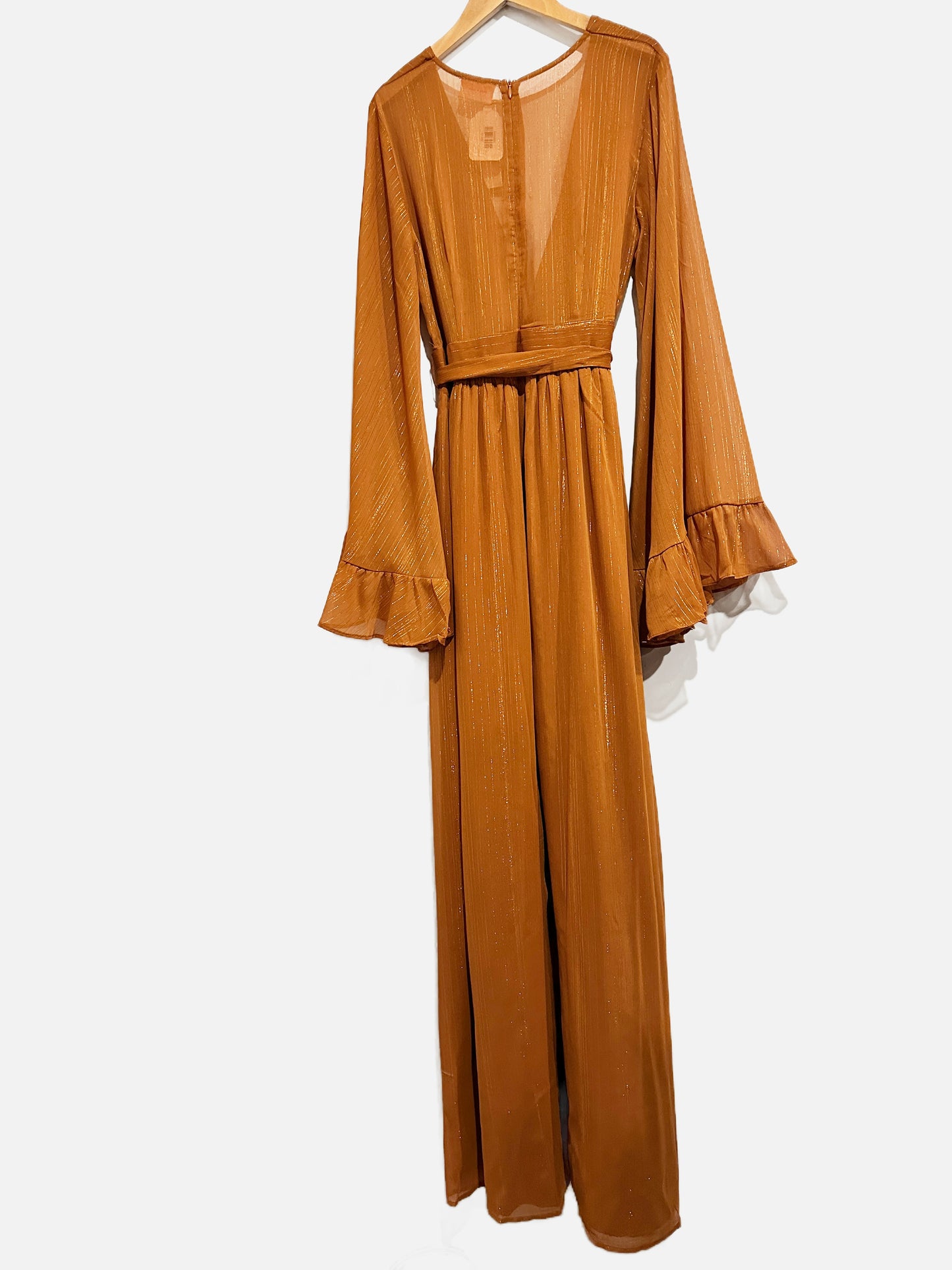 SHOWPO Dangerous Woman Maxi Dress in Rust - 6