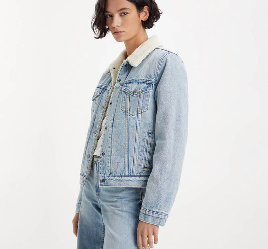 Levi’s Sherpa Lined Trucker Jacket - Large