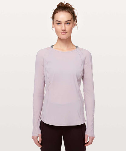 Lululemon Sculpt Long Sleeve in Powdered Mauve - 12
