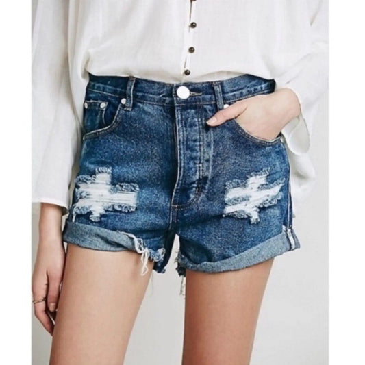 One by One Teaspoon Outlaw Denim Shorts - 27
