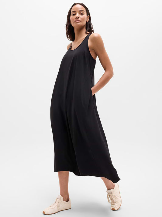 Athleta Presidio Maxi Dress in Black - XL