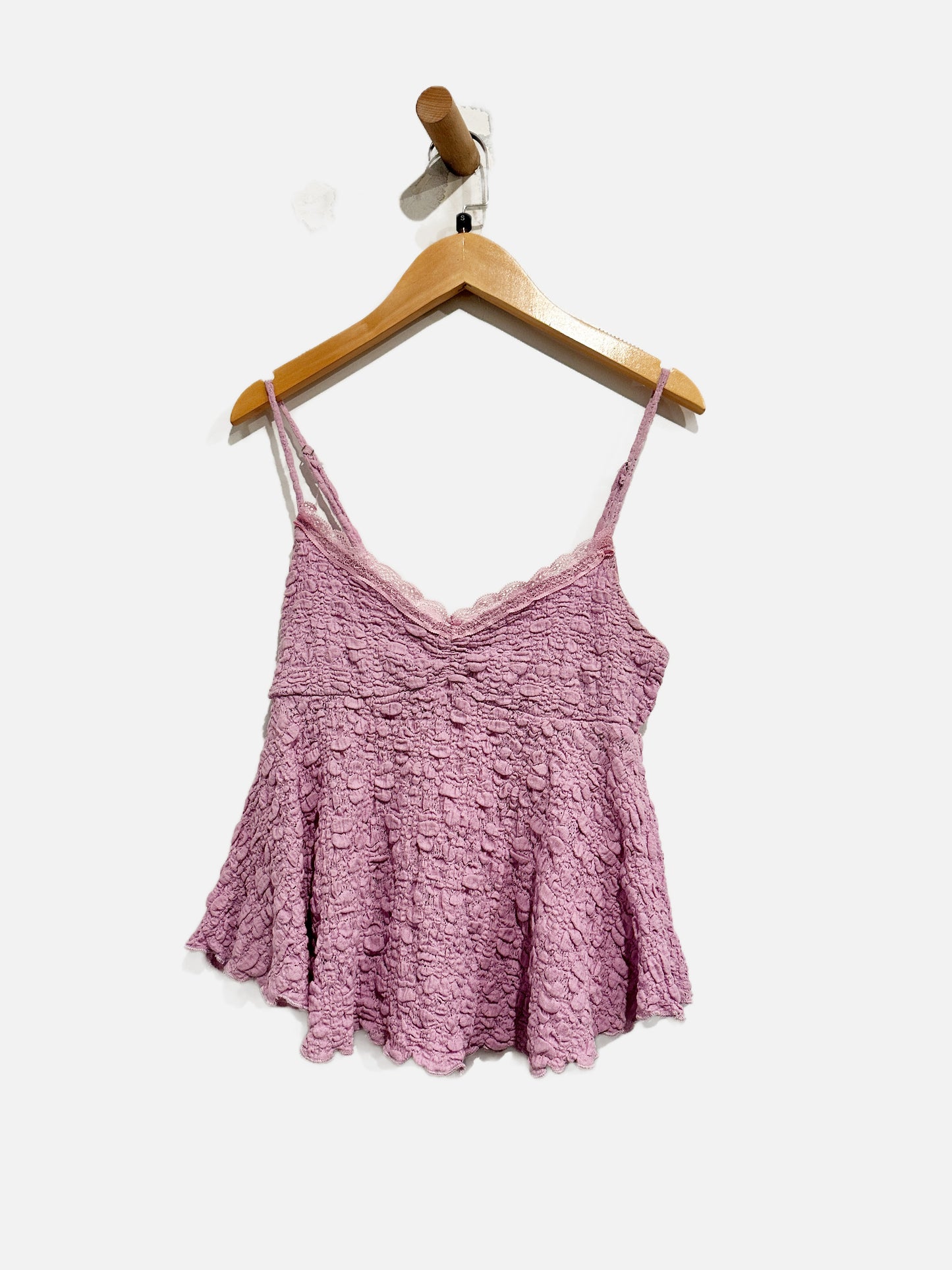 Urban Outfitters Maggie Lace Purple Babydoll Cami - Small