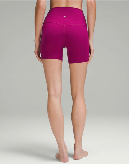 Lululemon Align High Rise Shorts in Magenta Purple - 14