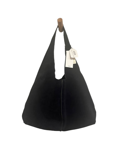 NWT MNG Suede Shopper Bag in Dark Navy