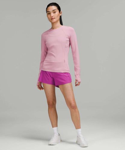 Lululemon Its Rulu Run Long Sleeve Shirt in Pink Taupe - 0