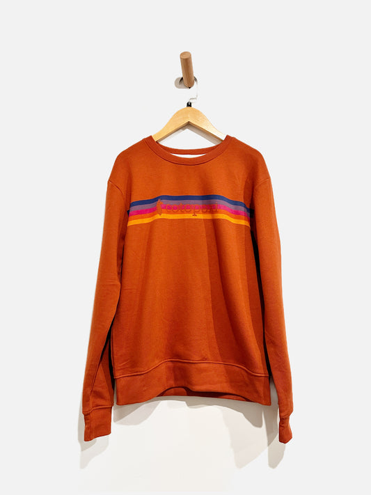 Cotopaxi Orange Stripe Sweatshirt - Small