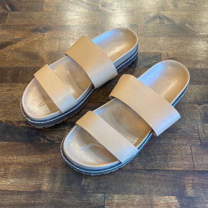 Madewell Preston Sporty Slides in Desert Camel - 8.5