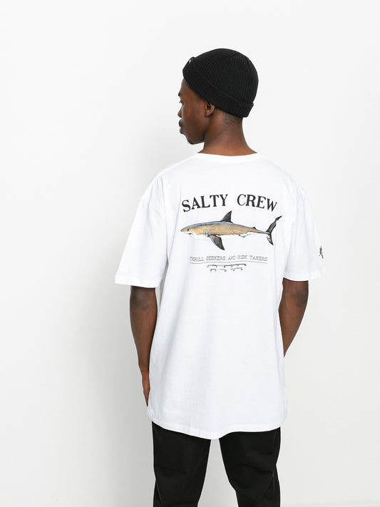 Salty Crew Bruce Crew Tee in White - Small