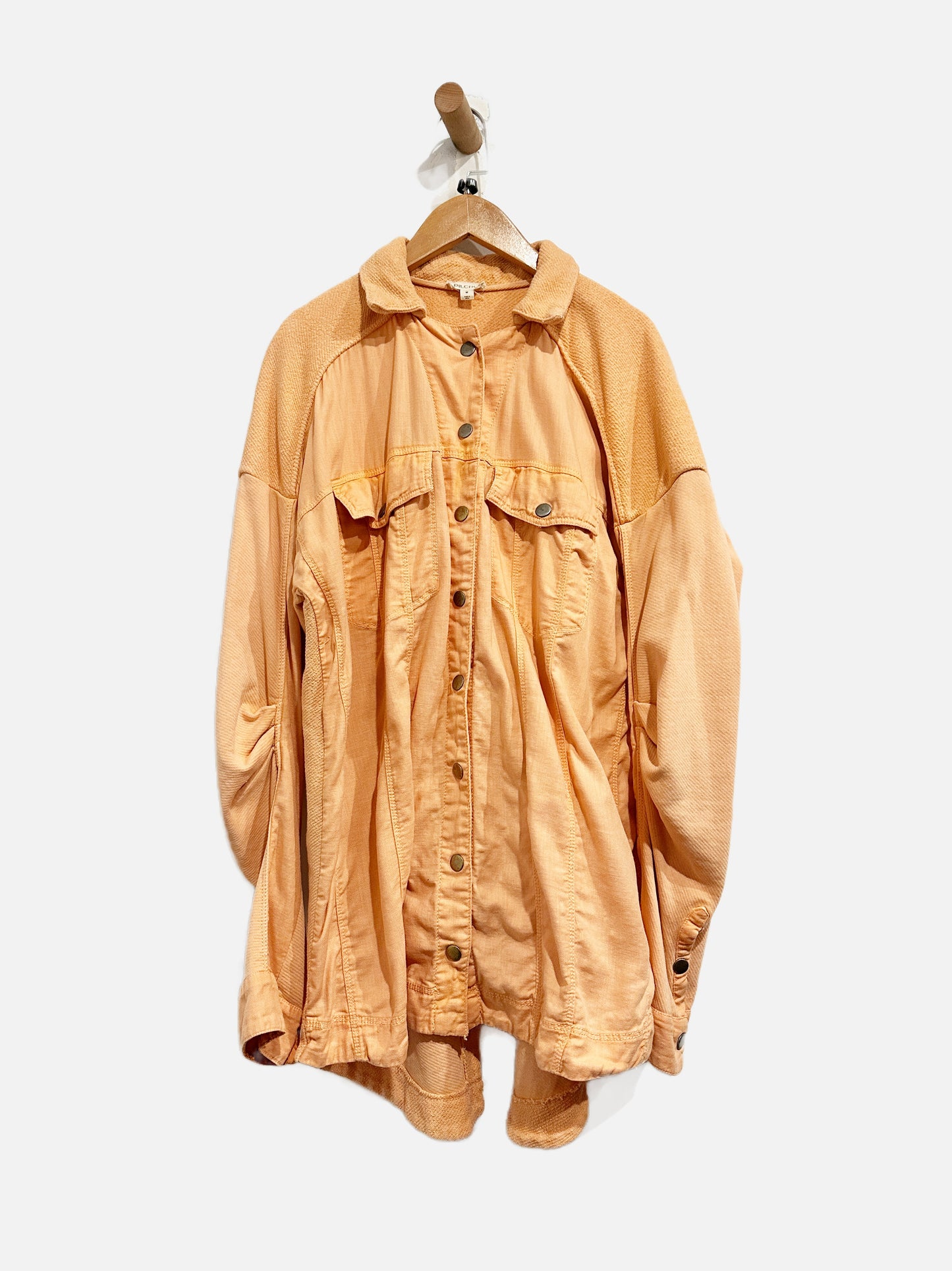 Anthropologie Pilcro Orange Denim Jacket - Medium