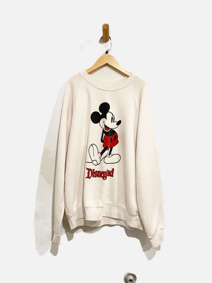 Disneyland White Mickey Mouse Sweatshirt - Large