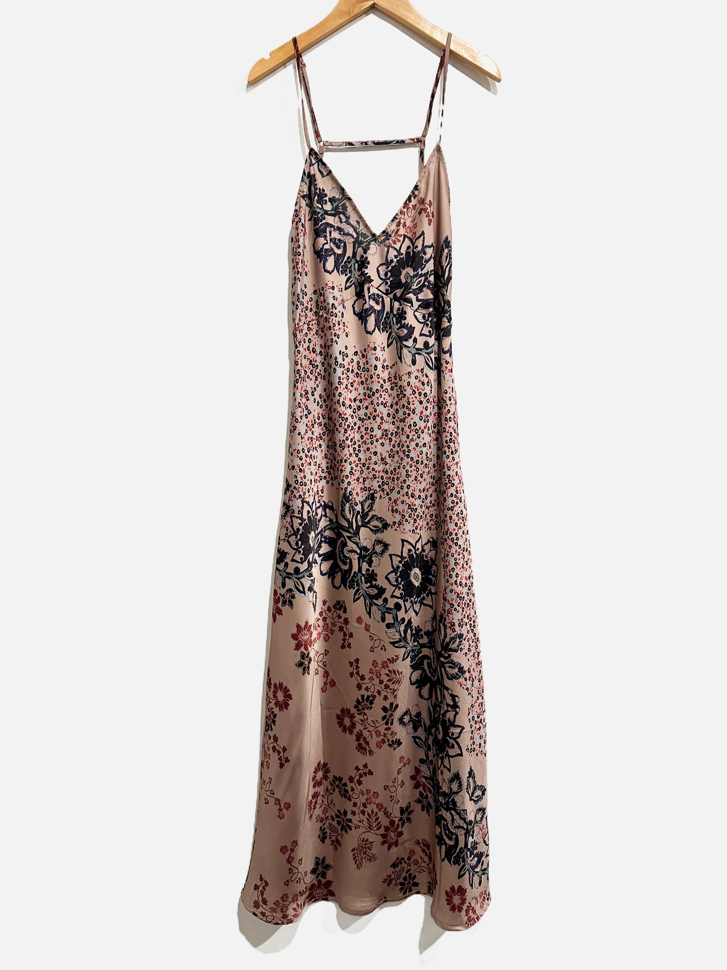 Free People Intimately Brown Floral Slip Dress - XS