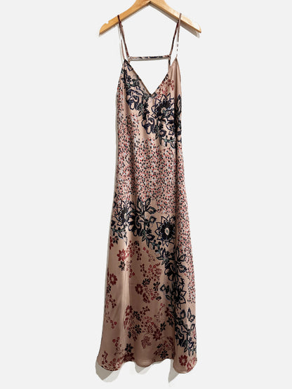 Free People Intimately Brown Floral Slip Dress - XS
