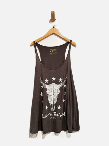 Mumu Gray Made in the USA Tank - Medium