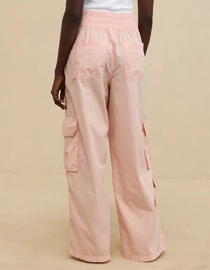 Aerie Easiest Cargo Pant in Dusty Pink - Small