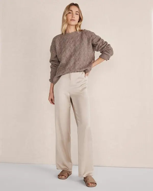 Haven Well Within NWT Flowy Drawstring Pants in Fawn - Medium