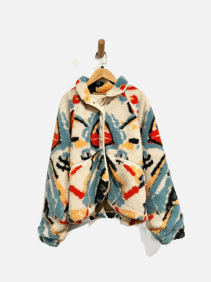 Free People Movement Hit the Slopes Sherpa Zip Up - Small