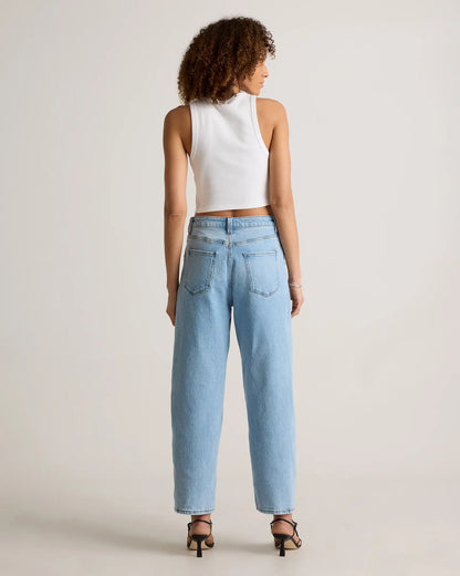 Quince Bella Stretch Barrel Jeans in Cool Blue - 29