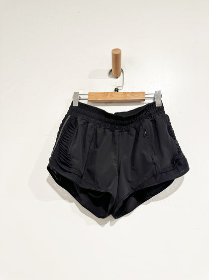 Lululemon Black Ruched Side Shorts - 6