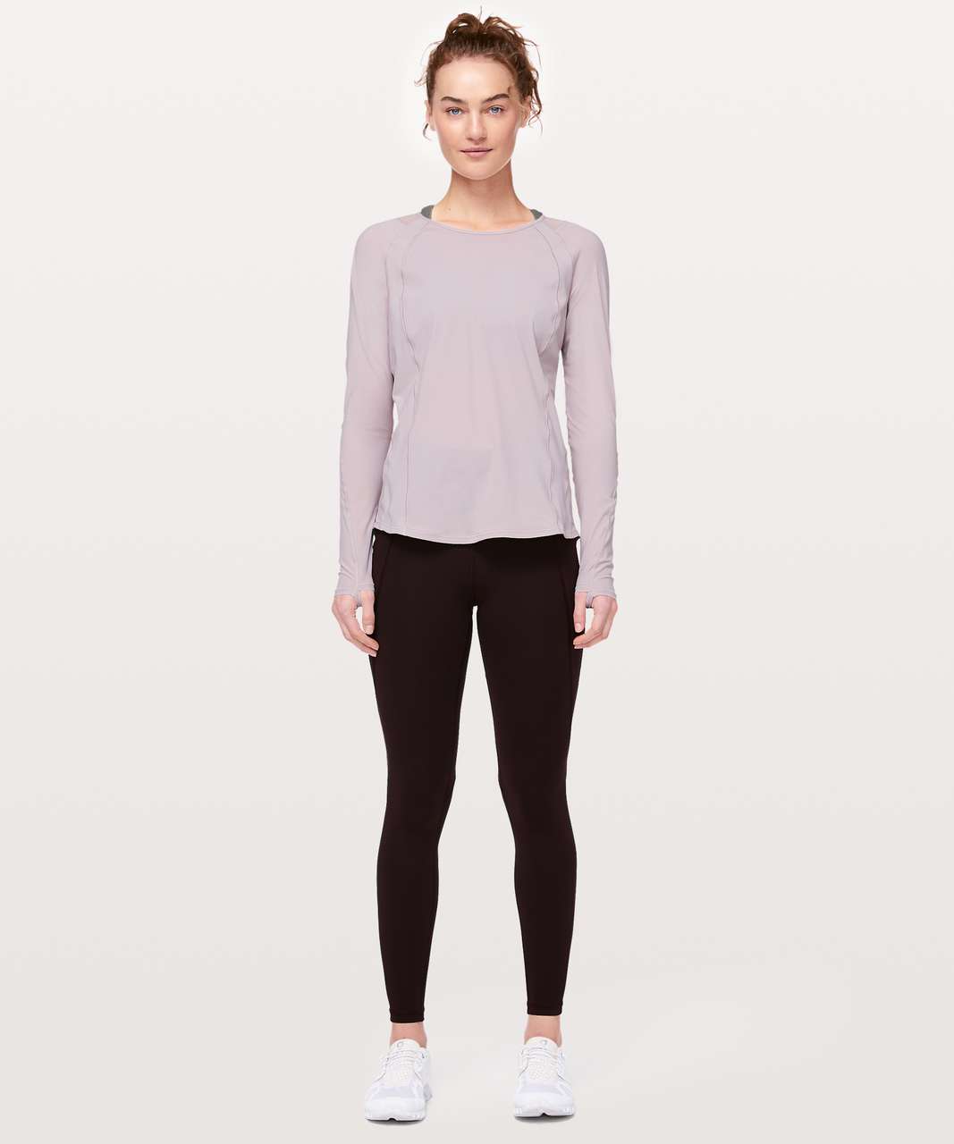 Lululemon Sculpt Long Sleeve in Powdered Mauve - 12