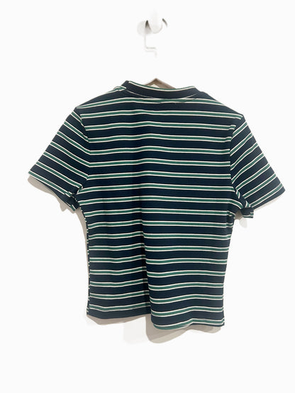 Altar’d State NWT Santorini Striped Knit Top in Navy/Green - XS