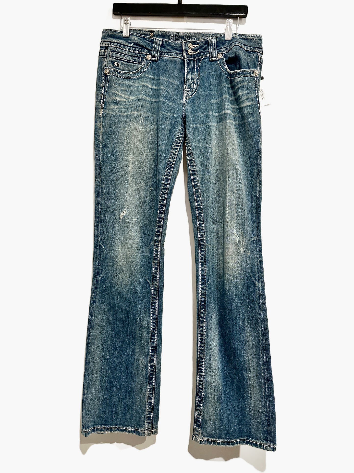 Miss Me Cross Pocket Bootcut Jeans - 31