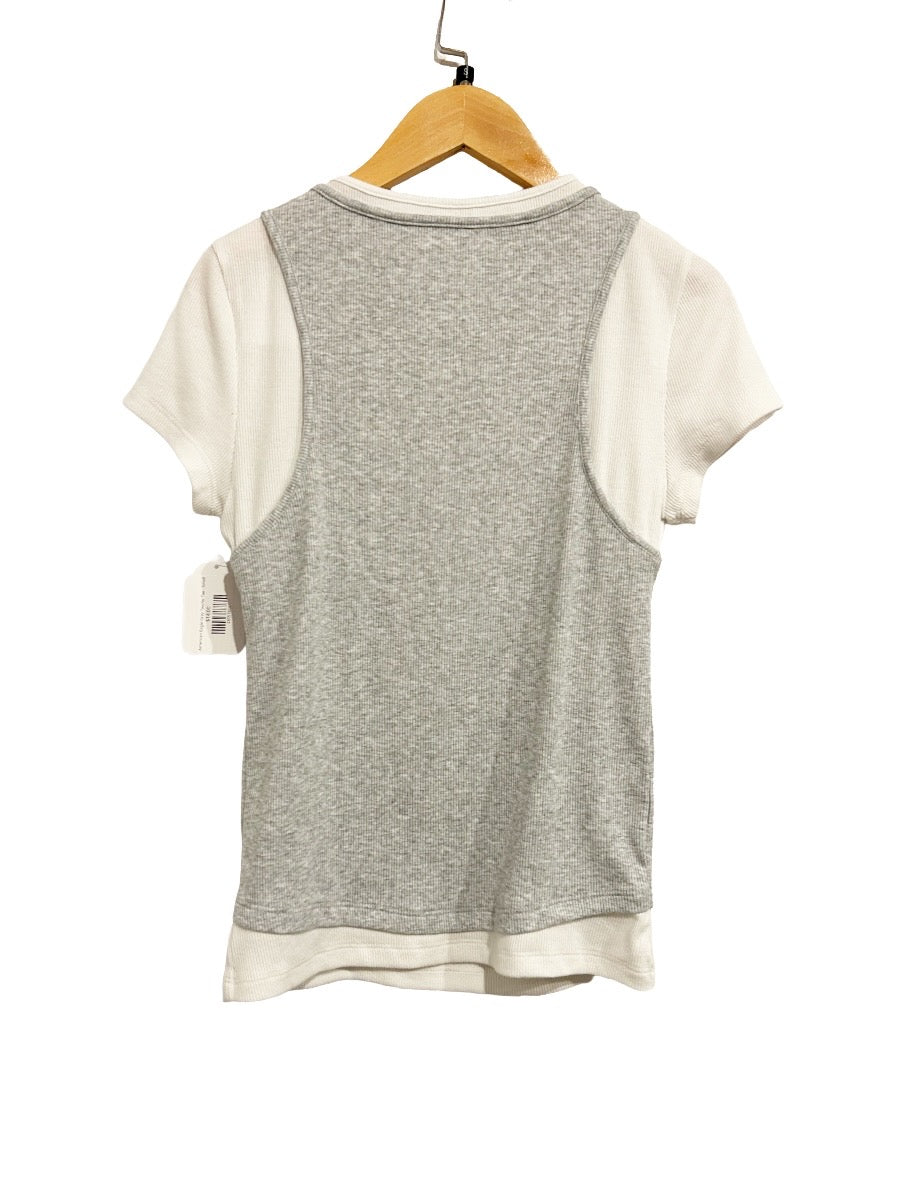 American Eagle Twice As Nice T-Shirt in Heather Gray - Small