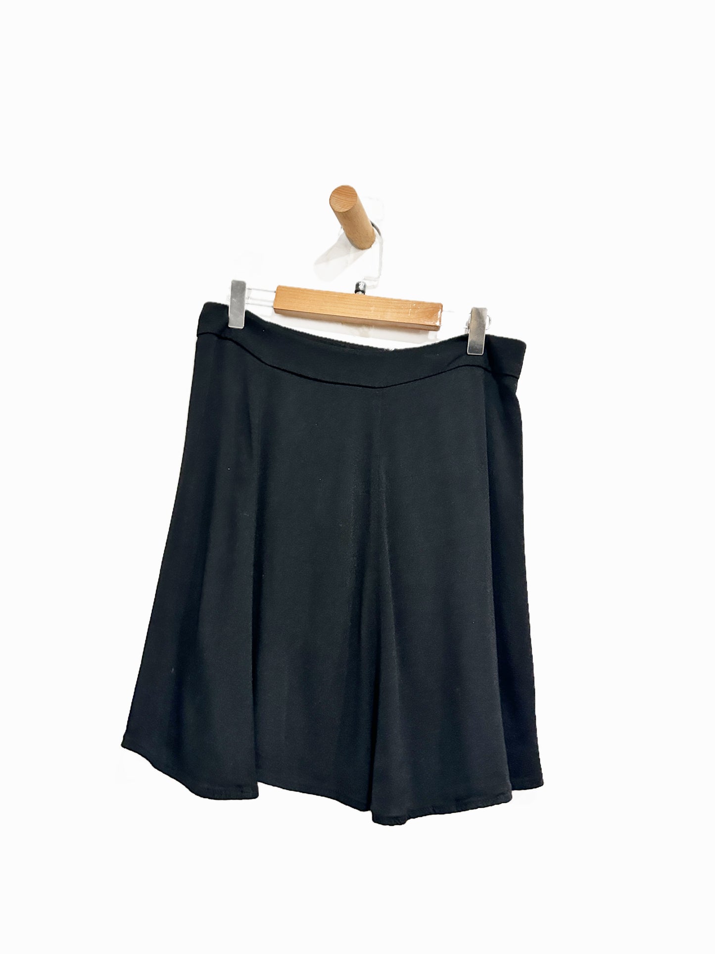 Reformation Black Flounce Mini Skirt - 4