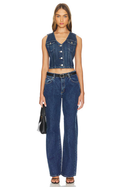 Levi's Denim Corset Top