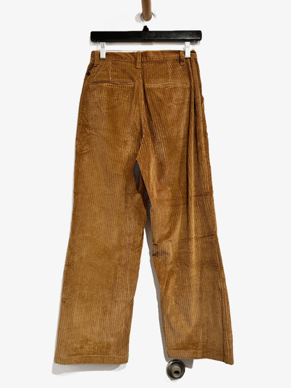 Aritzia TNA Sunview Corduroy Pant in Caramel Brown - 0