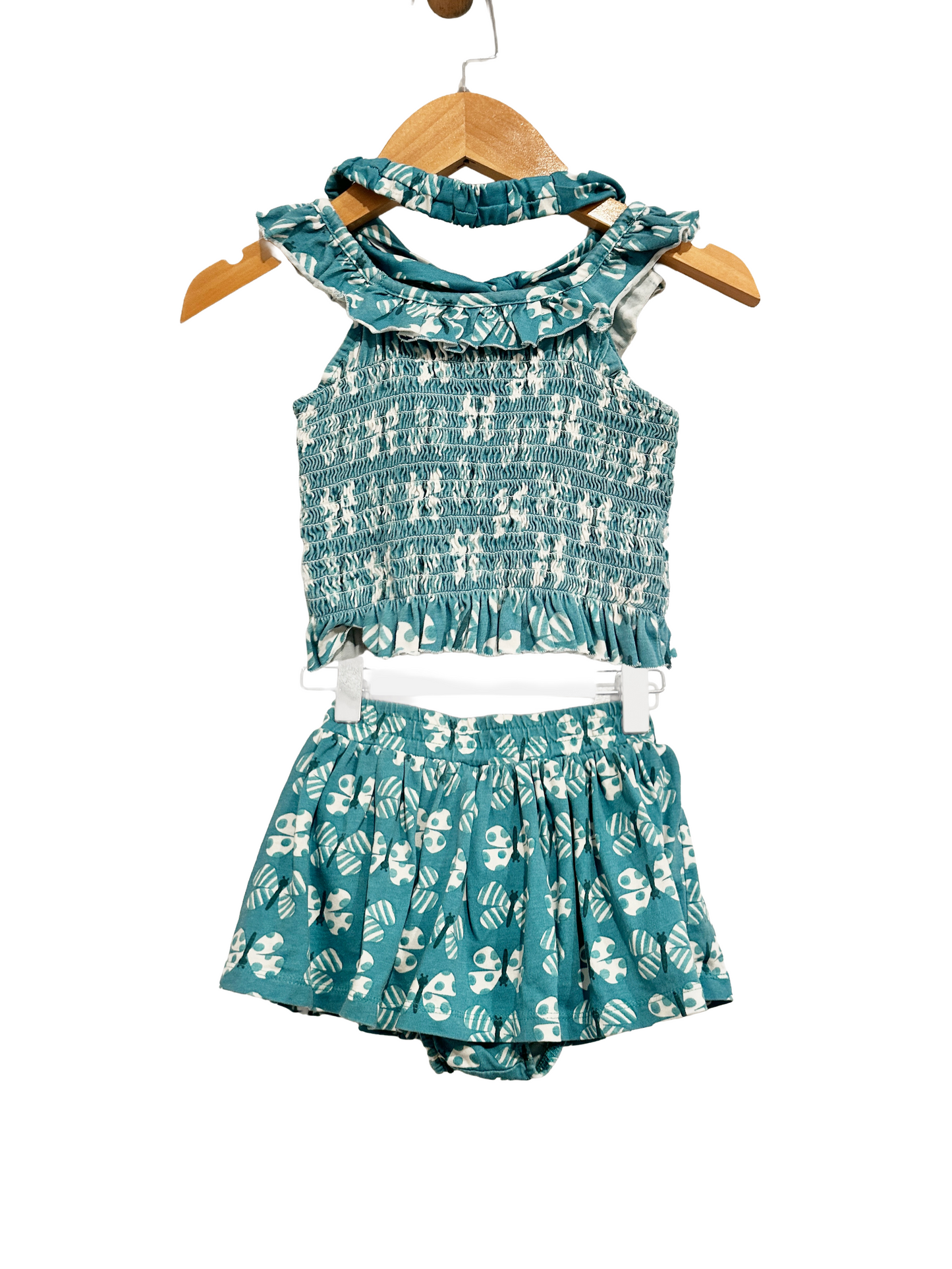 Mayoral Green Butterfly 3 Piece Set - 3T