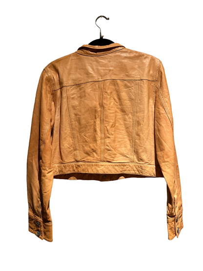 Gap Vintage Tan Leather Jacket