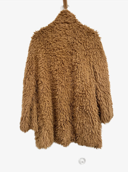 Color Theory Brown Shag Coat - Medium
