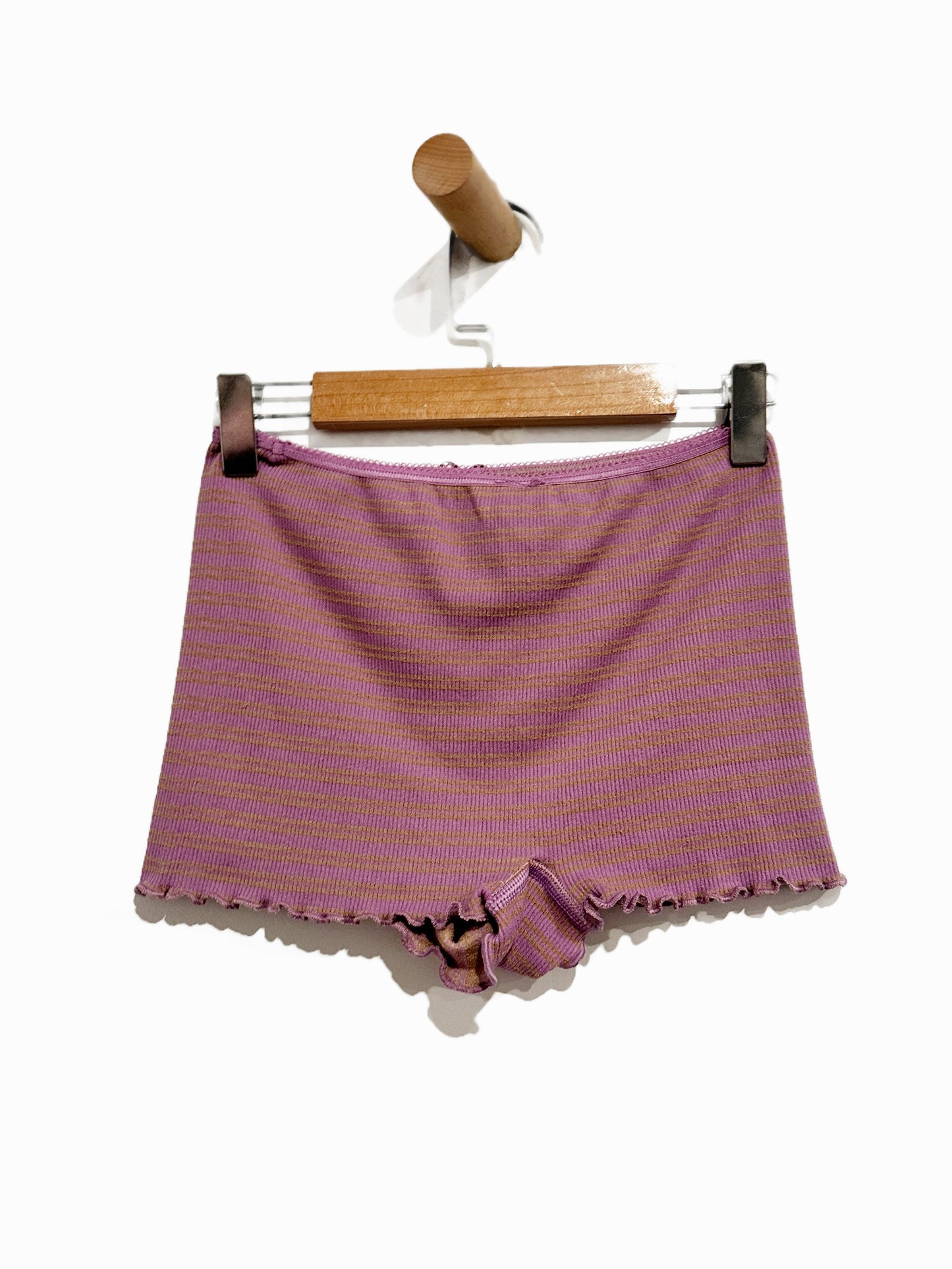 UO Out From Under Dream Girl Seamless Cami & Micro Short Set in Purple - Small