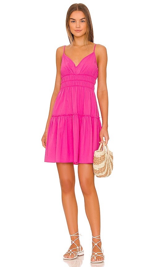Rails Carmen Pink Smocked Mini Dress - XS