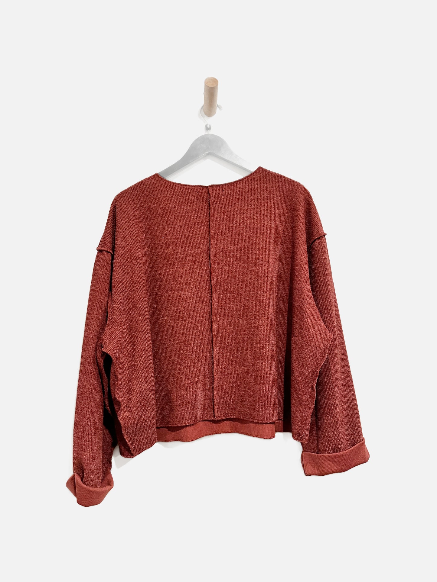 Urban Outfitters Red Notch Pullover - Medium