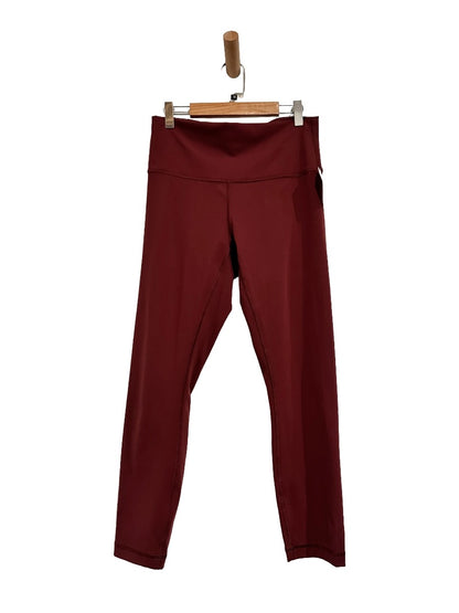 Lululemon Wunder Under High-Rise Crop 23" in Red Merlot - 8