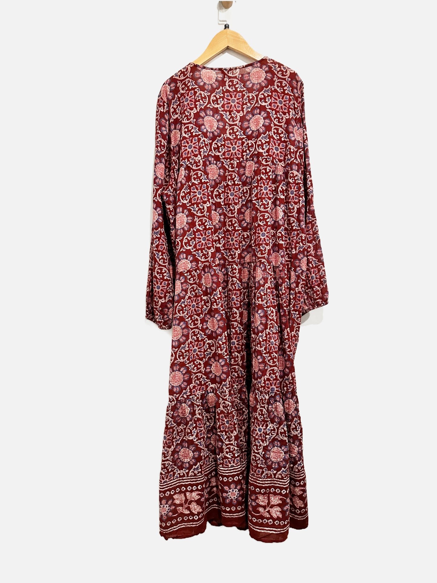 Aerie Red Floral Maxi Dress - XL