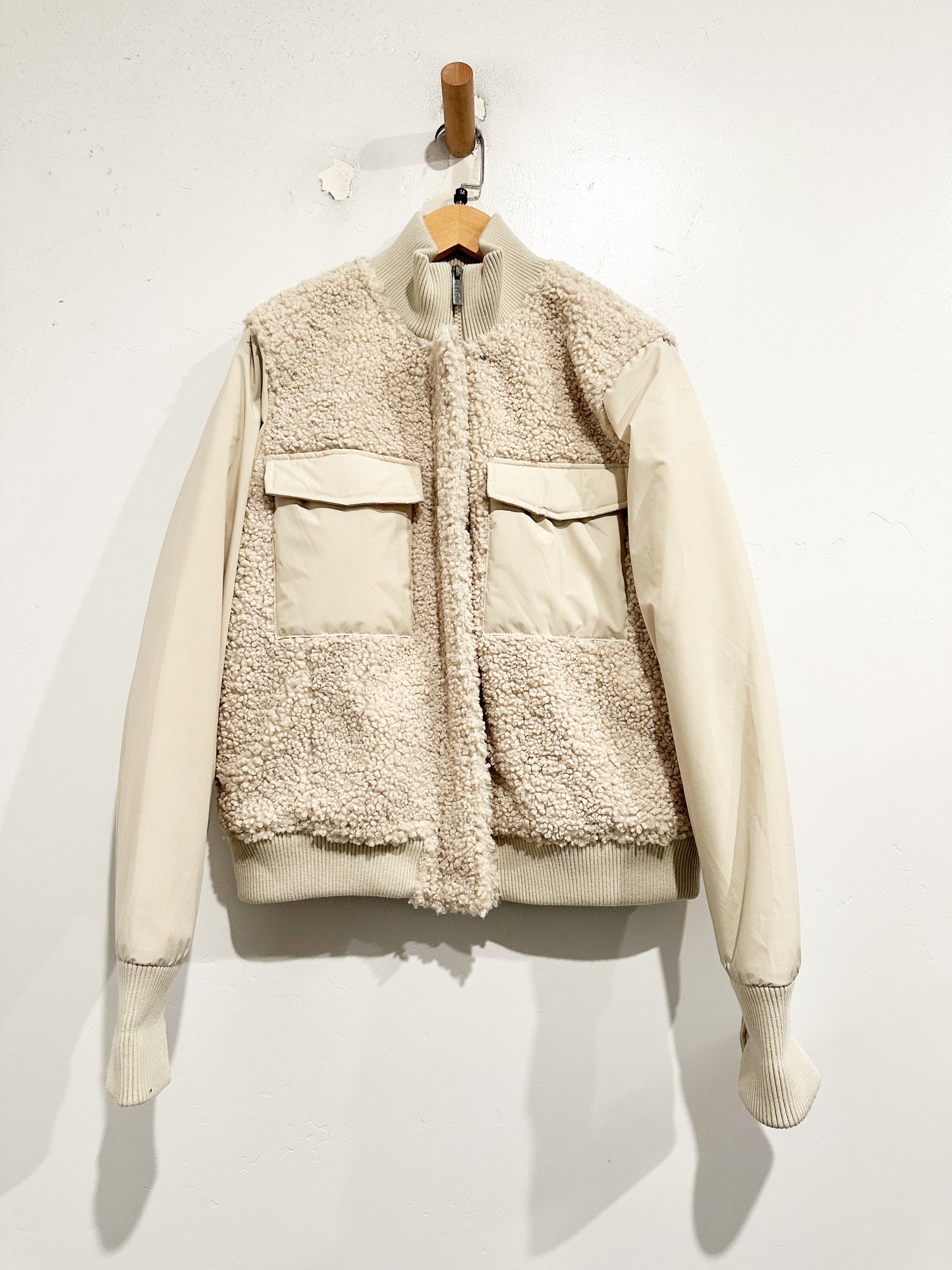 UpWest Cream Sherpa Jacket - Medium