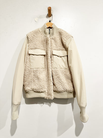UpWest Cream Sherpa Jacket - Medium