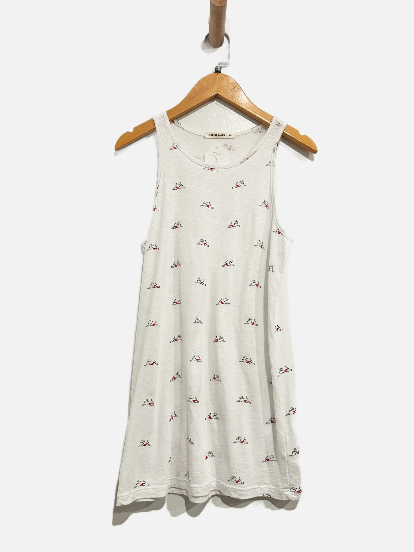 Marine Layer White Sunbather Tank - XS