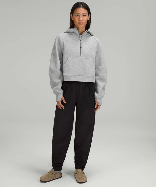 Lululemon Gray Oversized Scuba Half Zip - XS/S