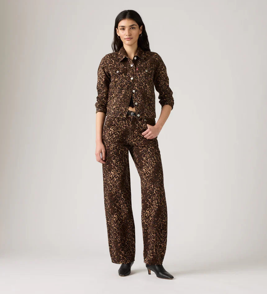 Levi’s Baggy Dad Leopard Print Jeans