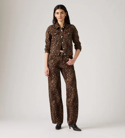 Levi’s Baggy Dad Leopard Print Jeans