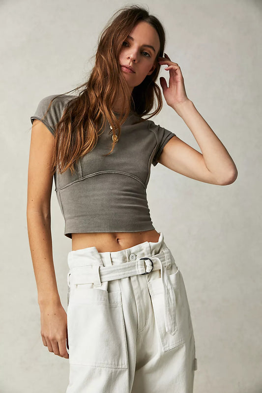 Free People the Protagonist Tee in Sting Ray - Medium