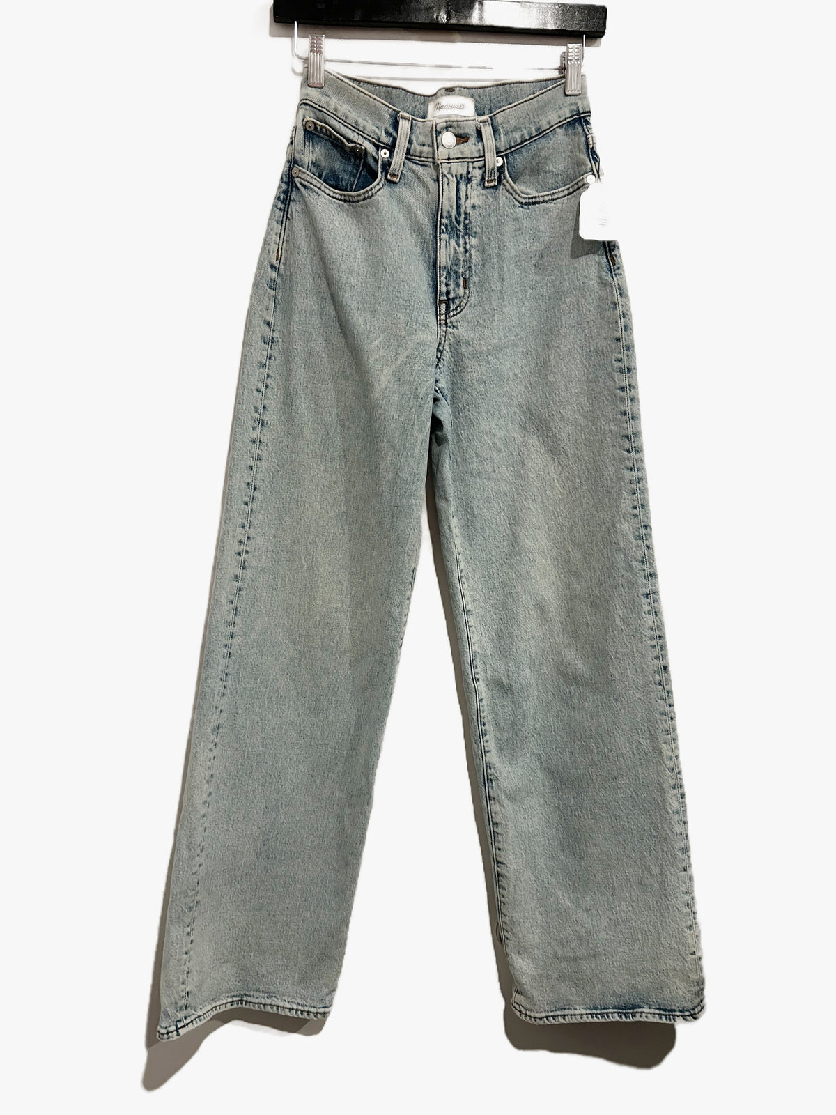 Madewell Superwide-Leg Jeans in Hollyhurst Wash - 24
