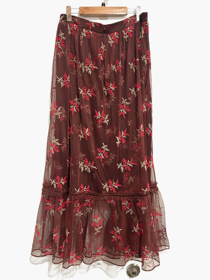 Sundance Aster Bloom Prairie Skirt - Small