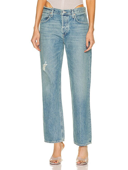 Citizens of Humanity Neve Low Slung Distressed Jeans - 29